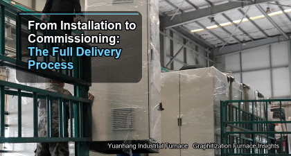 What is the installation and commissioning process for a graphitization furnace, from equipment arrival at the factory to successful production?
